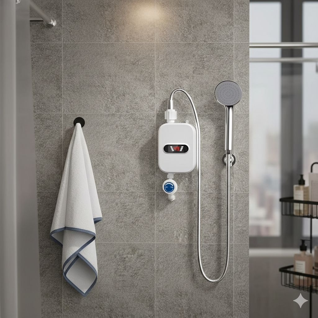 Chauffe-Eau Instantané XCB-001 — الماء السخون بلا انتظار