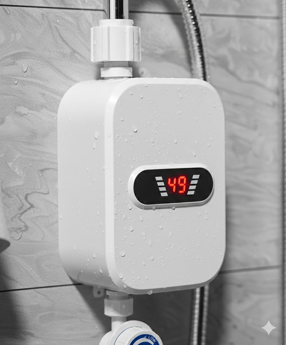 Chauffe-Eau Instantané XCB-001 — الماء السخون بلا انتظار